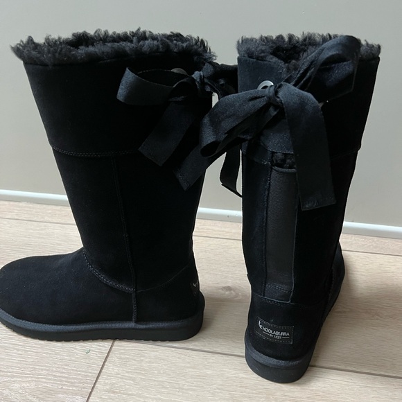 Koolaburra Women's Black Suede Boots - Picture 1 of 6